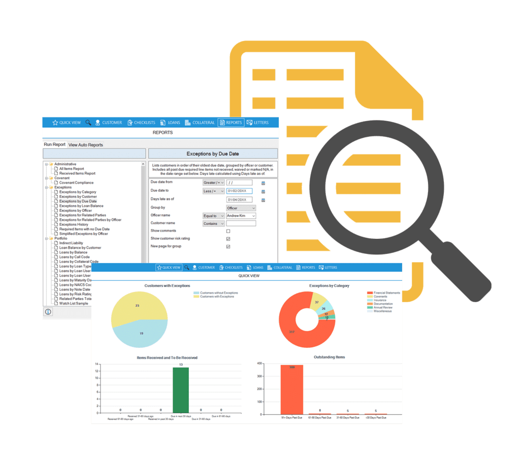 tracking reports and dashboard FISCAL